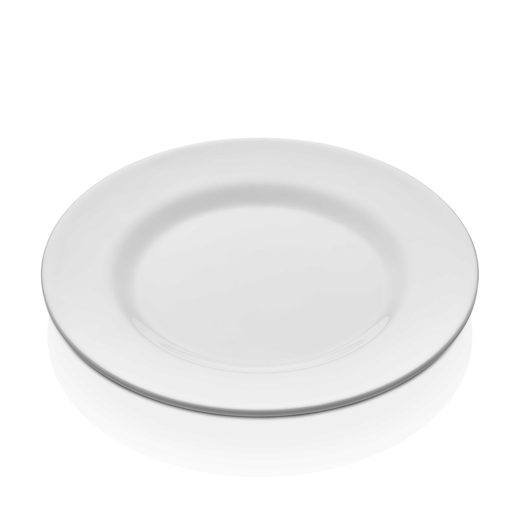 PLATO POSTRE 21CM MELAMINA 1121BCO (Caja 12u)