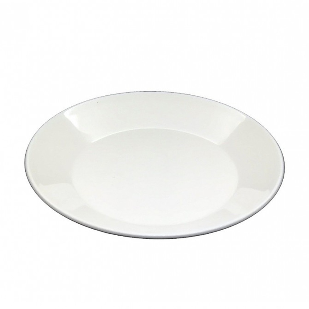 [1060003] POLICARB PLATO  LLANO 22CM BLANCO CBC (Caja 12u)