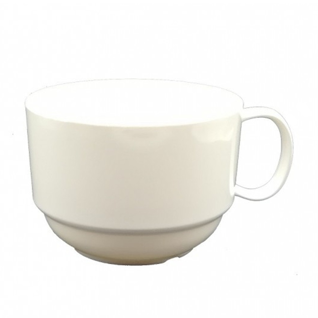 [1060004] POLICARB TAZA DESAYUNO BLANCA 27CL CBC (Caja 12u)