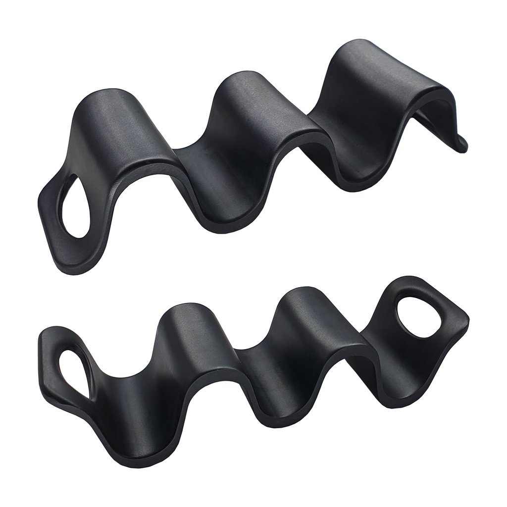 SOPORTE PARA 2/3 TACOS MELAMINA NEGRO (Caja 12u)