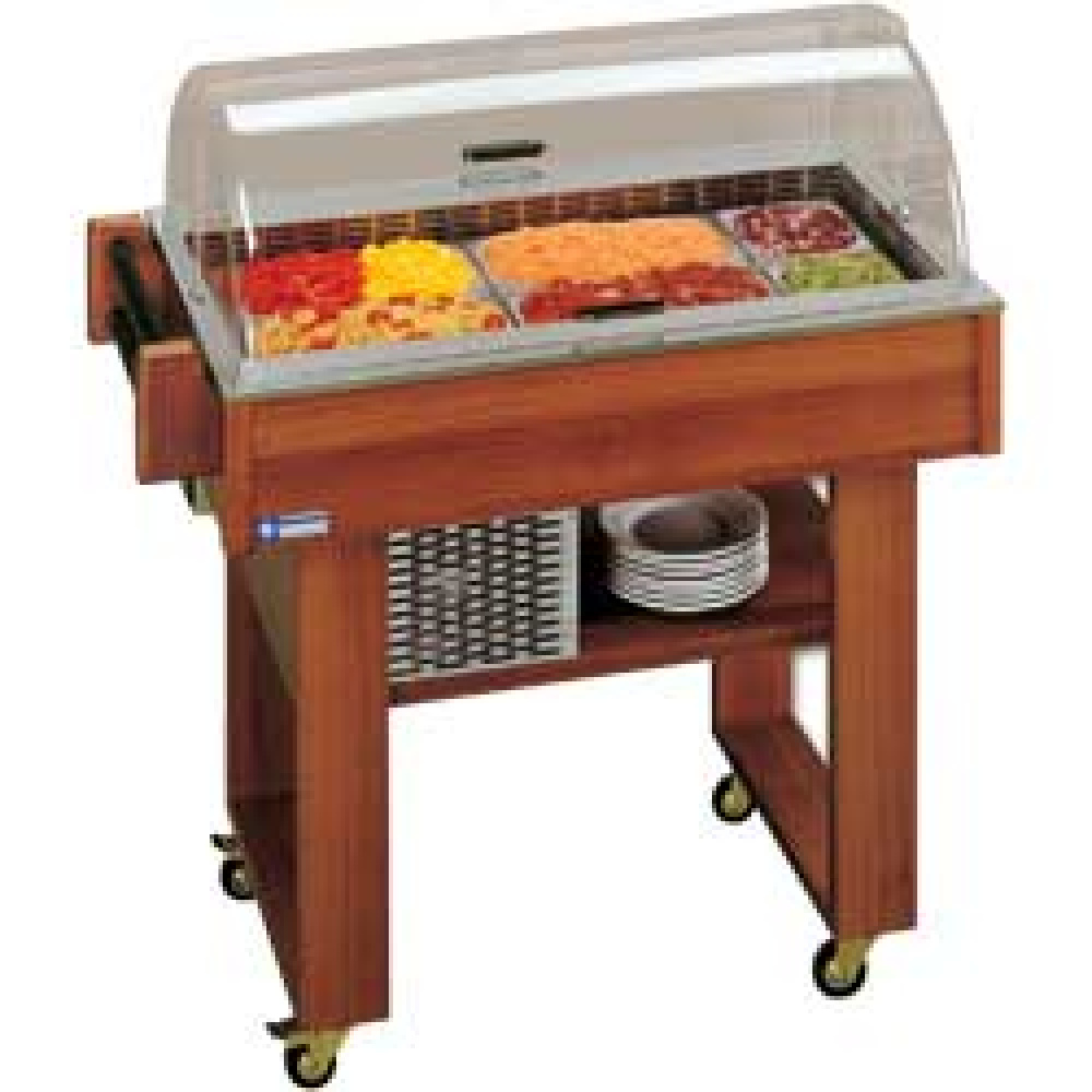 Carro refrigerado para postres o entremeses