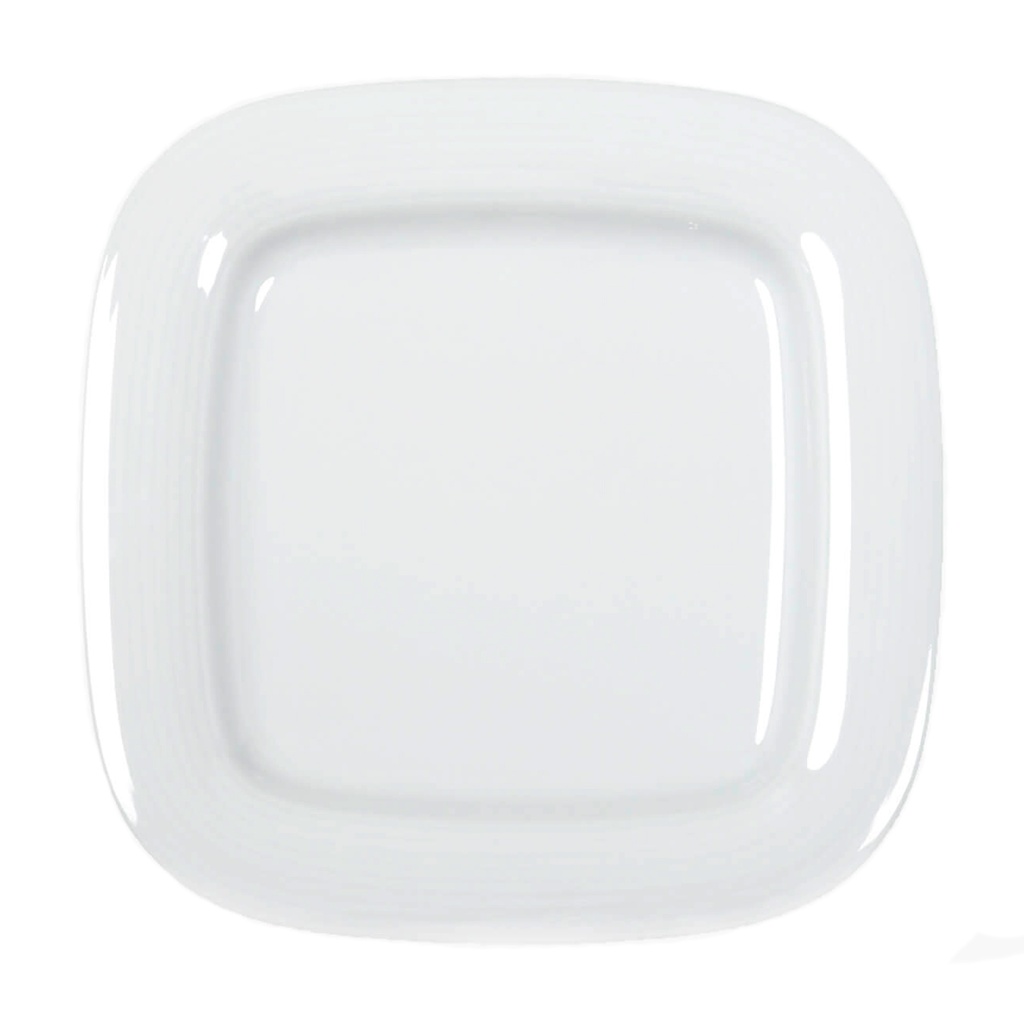 ZZ DUO LLANO PLATO CUADRADO 28CM (Caja 12u)