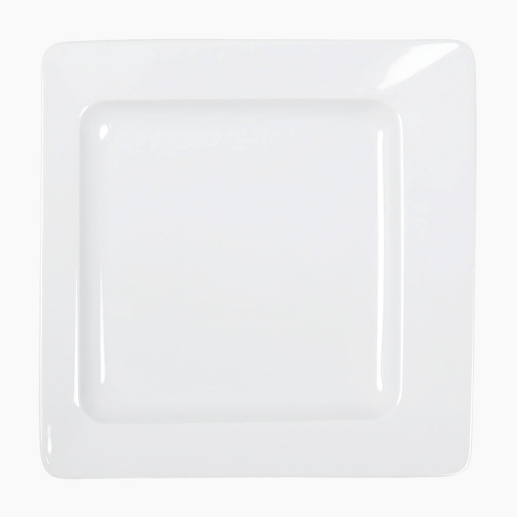 ZZ ECLIPSE LLANO PLATO CUADRADO 22CM (Caja 12u)