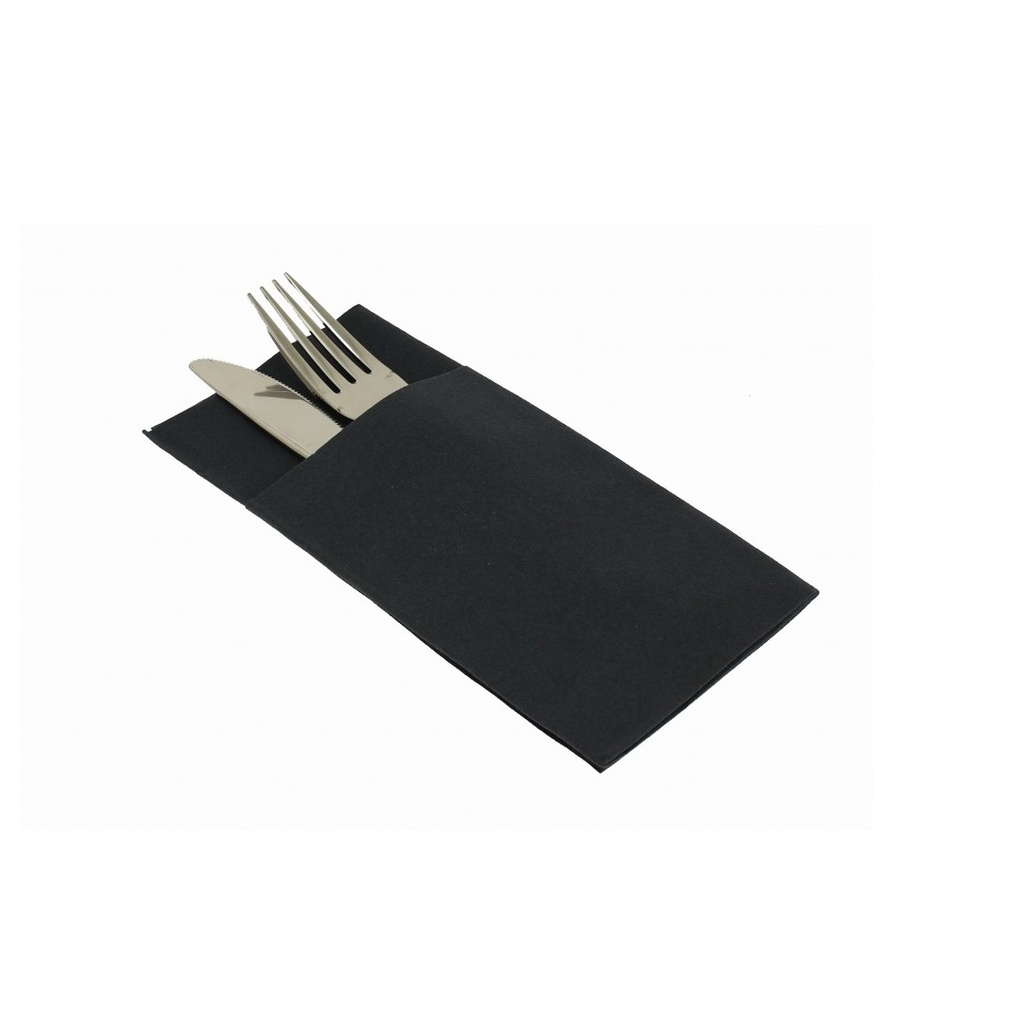 SERVILLETA KANGURO NEGRO TISSUE SECO (Caja 12x40)