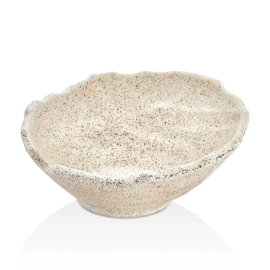 ENSALADERA 23CM MELAMINA 26023 GRANITO BCO (Caja 14u)