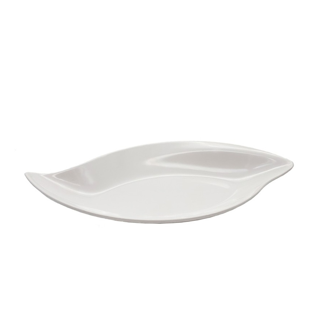FUENTE OVAL 46X25X6 MELAMINA 124625CW (Caja 20u)