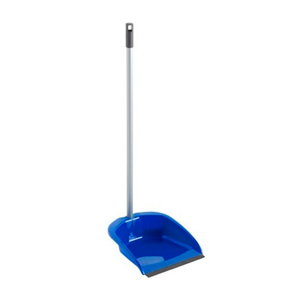 [3915] RECOGEDOR AZUL C/PALO METAL 85CM (Caja 20u)