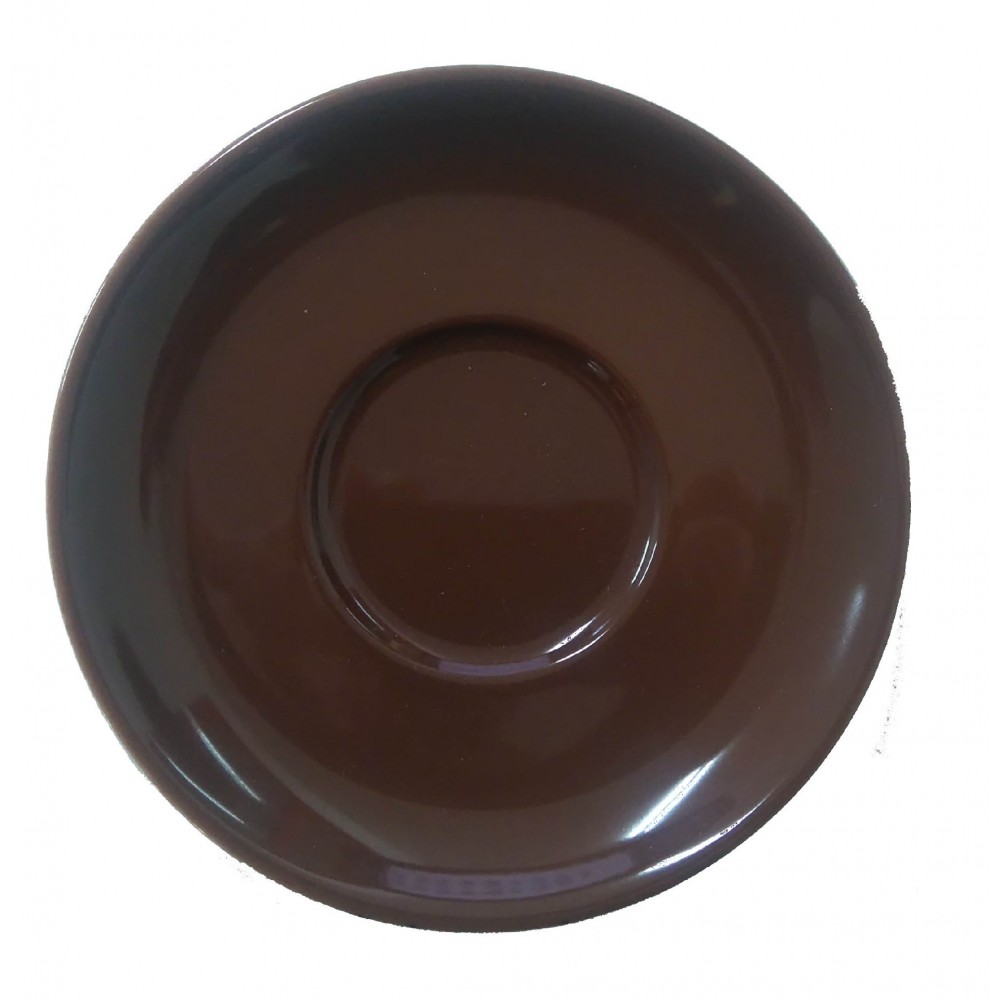 DEL MOKA-CAFE PLATO 11,5CM CHOCO (Caja 24u)