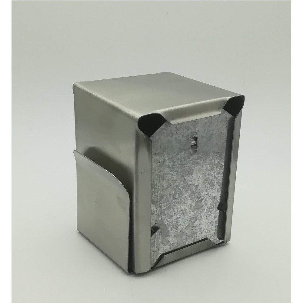 SERVILLETERO MINISERVICE INOX CON PORTACARTAS (Caja 24u)