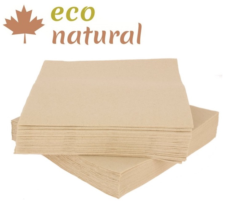 SERVILLETA 33X33 ECONATURAL PUNTA PUNTA (Caja 24x50)