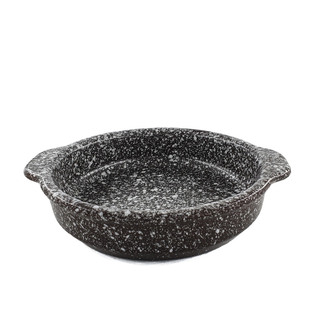 LLAMA CAZUELA 16CM JASPEADA PIEDRA (Caja 28u)
