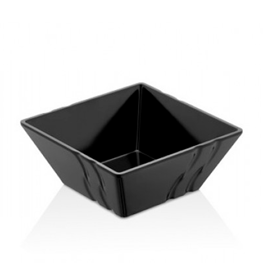 BOL CUADRADO 19CM MELAMINA 23019NGO (Caja 30u)