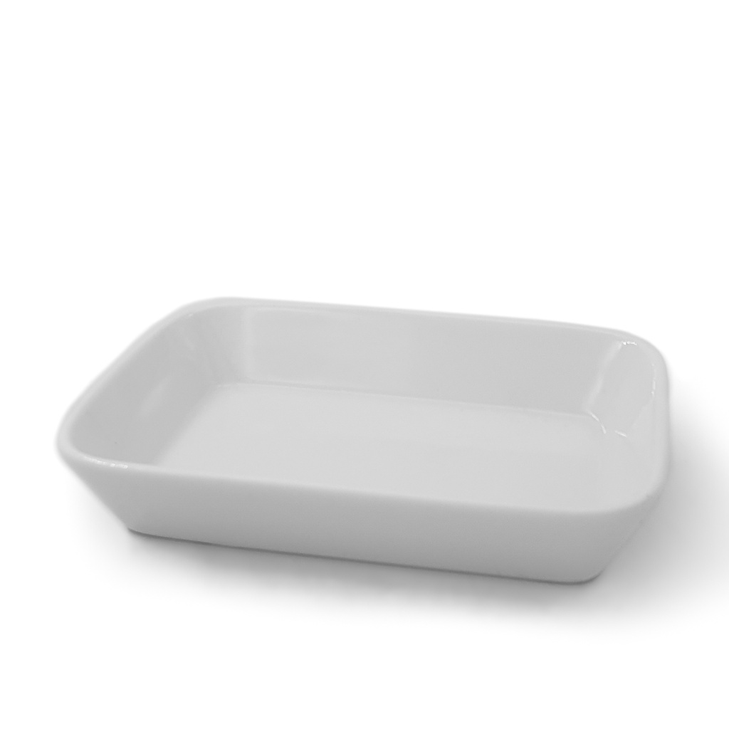 [3891] BANDEJA RECTANGULAR HONDA 17X11X3 PORCELANA (Caja 36u)