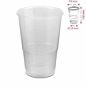 [0470003] DES VASO PLASTICO 330CC TTE REUTI. (Caja 40X50)