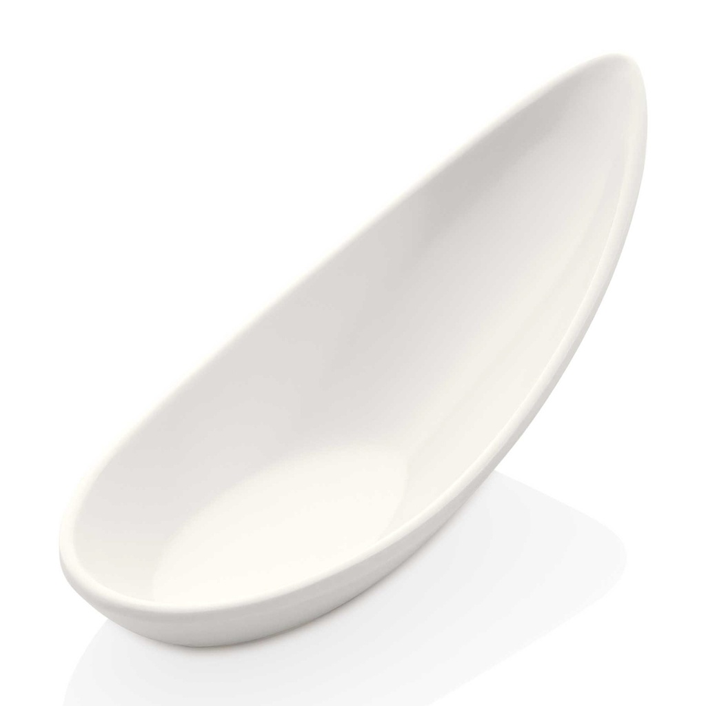 CUCHARA DEGUSTACION 11cm MELAMINA 13018BCO (Caja 48u)