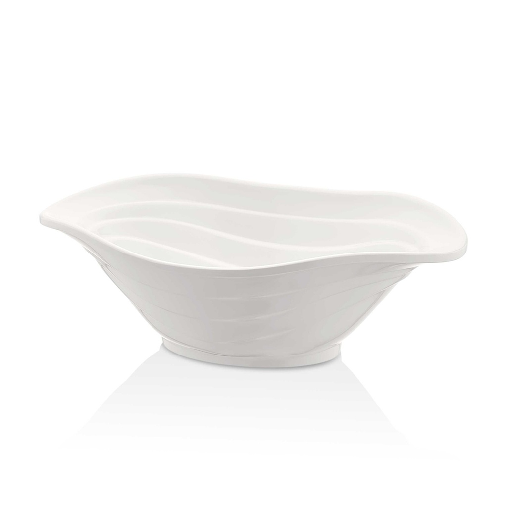ENSALADERA OVAL 23X16 MELAMINA 18023BCO (Caja 48u)