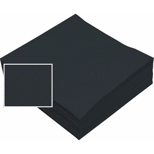 SERVILLETA 40X40 CELU.  NEGRA 2H (Caja 48x50)