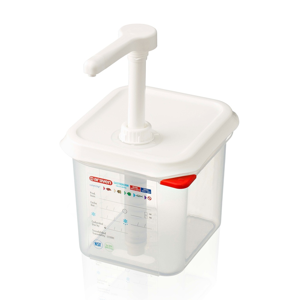 ARA1367 DISPENSADOR SALSAS 2,6L 18X16X19 (Caja 4u)
