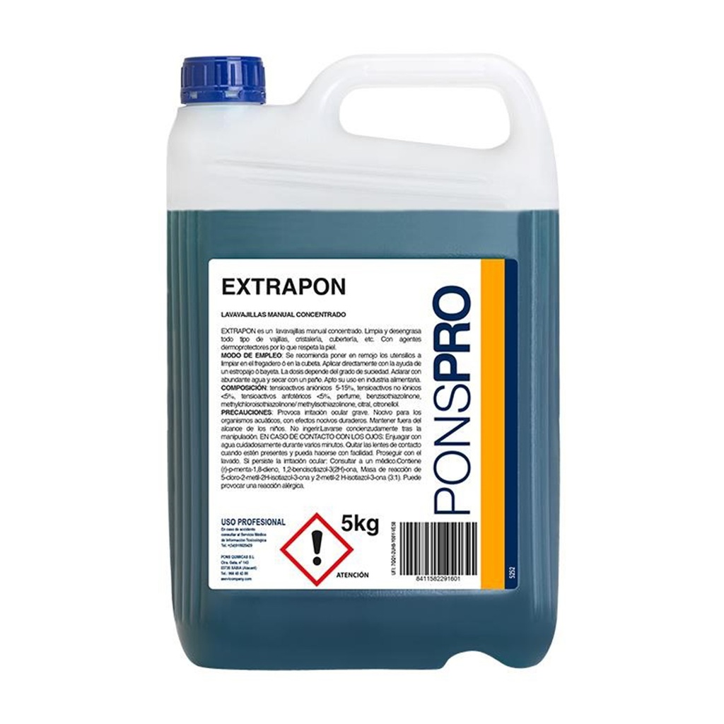 LAVAVAJILLAS MANUAL G5KG EXTRAPON (Caja 4u)
