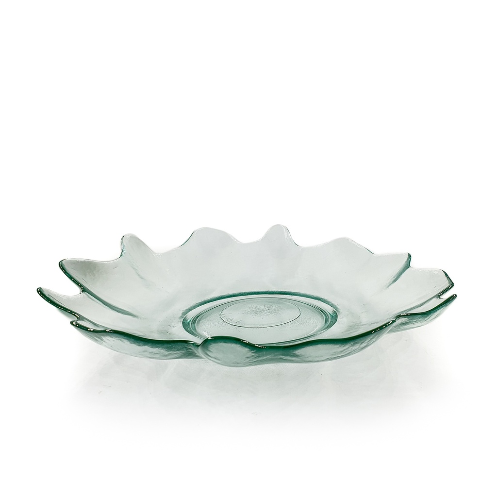 [4842] PLATO FESTON 33CM VIDRIO RECICLADO