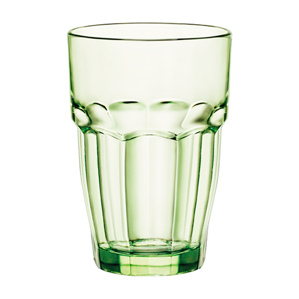 ROCK VASO ALTO APILABLE 37CL VERDE (Caja 4x6)