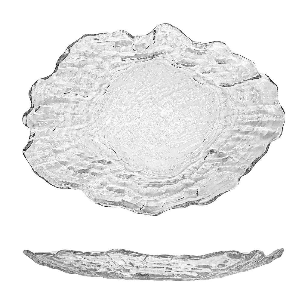 MABEL PLATO OVAL 30X22 ALABASTRO TTE (Caja 5u)