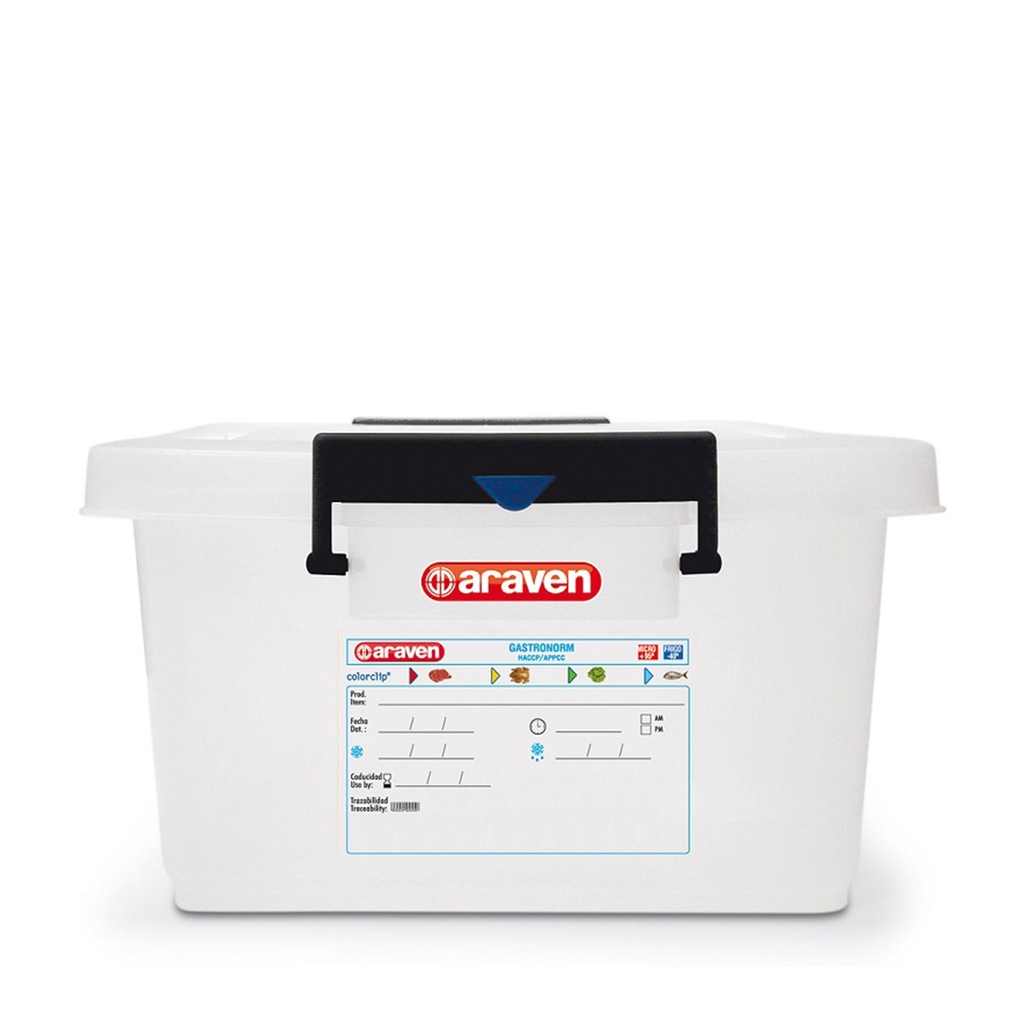 ARA1173 CUBETA 40L C/TAPA 53 X 40 X 22