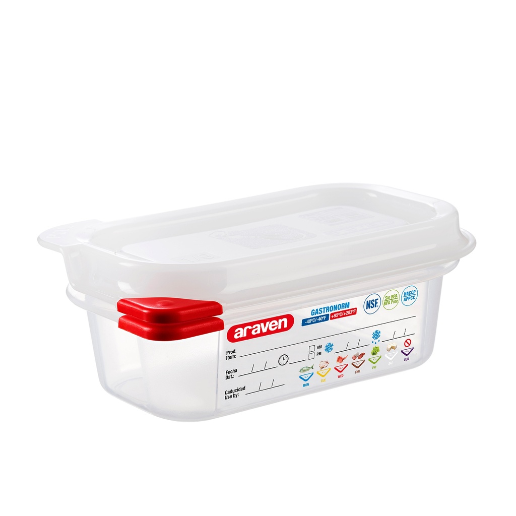 ARA3020 HERMETICO 1/9 H65 0,6L (Caja 6u)