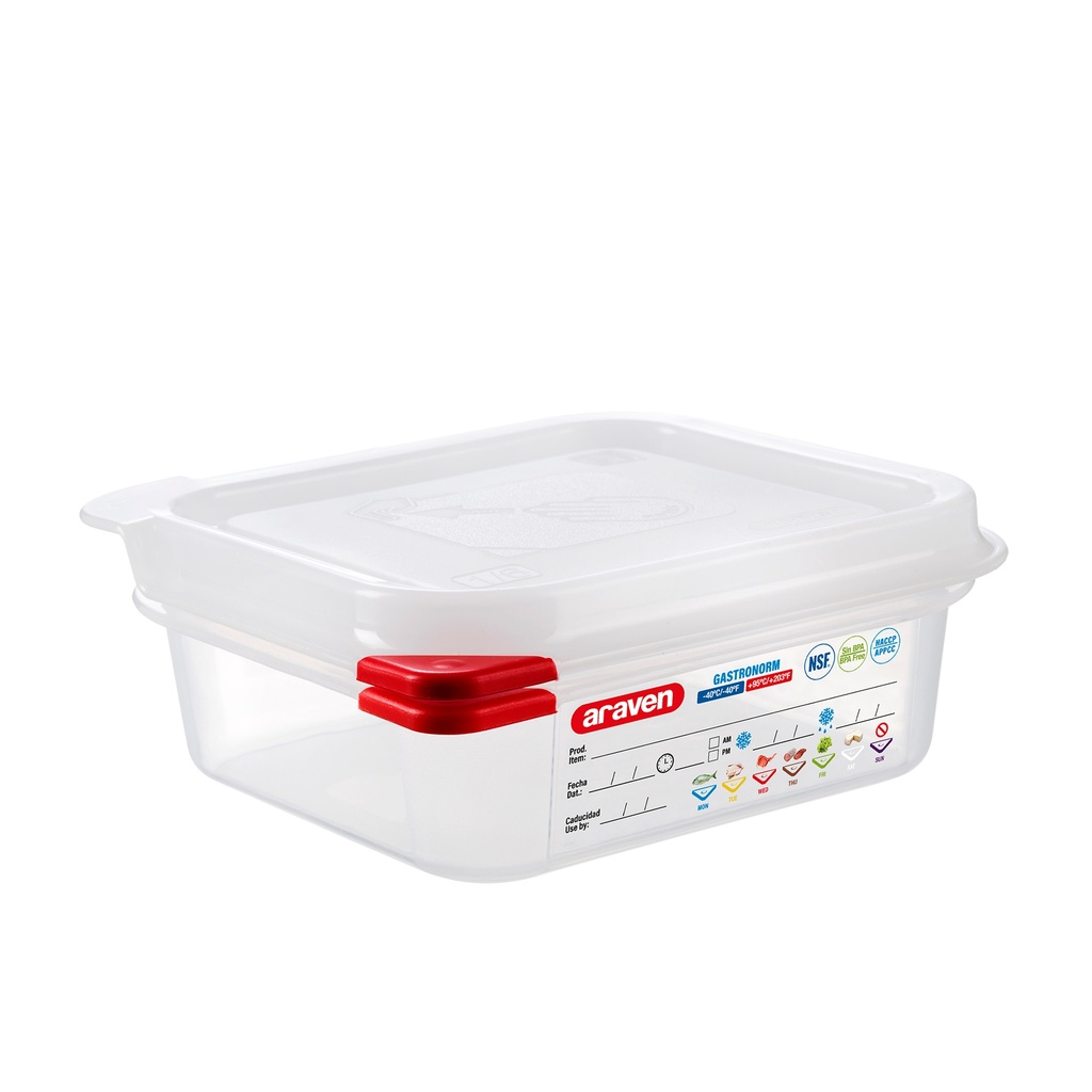 ARA3023 HERMETICO 1/6 H65 1,1L (Caja 6u)