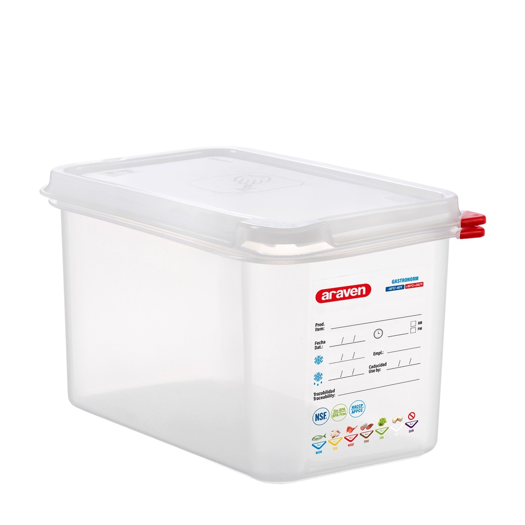 ARA3028 HERMETICO 1/4 H150 4,3 L.
