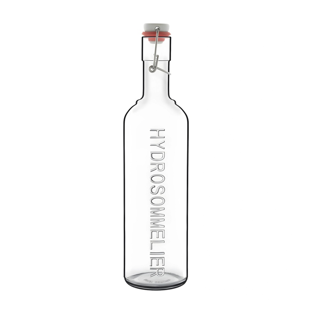BOTELLA 1L HYDROSOMMELIER TAPON HERM (Caja 6u)