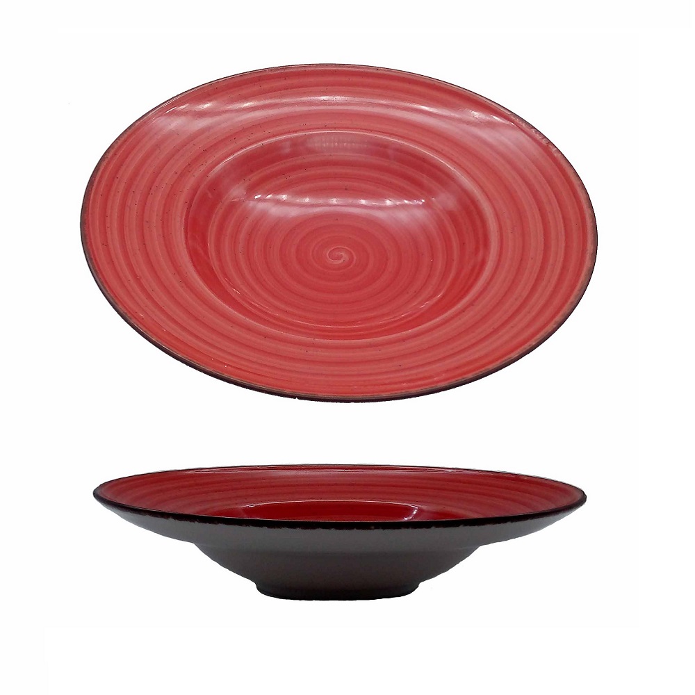 EO ROJO HONDO RENO PLATO 30CM (Caja 6u)