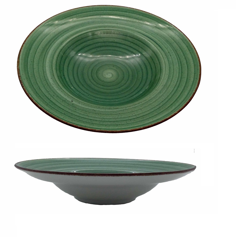 EO VERDE HONDO RENO PLATO 30CM (Caja 6u)