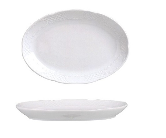 FLORA/AUGUSTA FUENTE OVAL 23cm (Caja 6u)