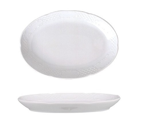 FLORA/AUGUSTA FUENTE OVAL 36CM (Caja 6u)