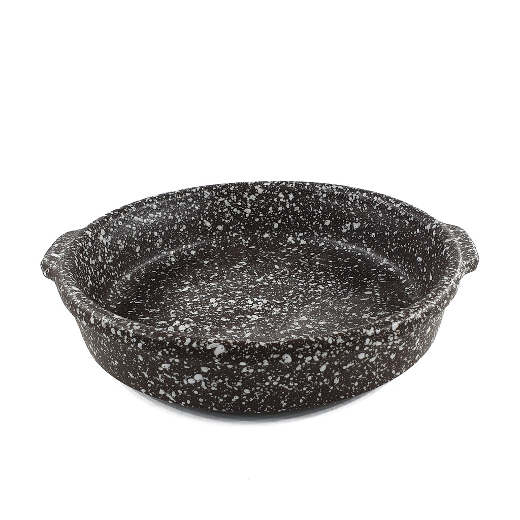 LLAMA CAZUELA 20CM JASPEADA PIEDRA (Caja 6u)