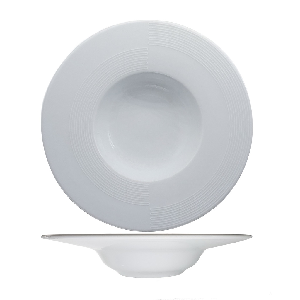 MADRID HONDO PLATO 27CM (Caja 6u)
