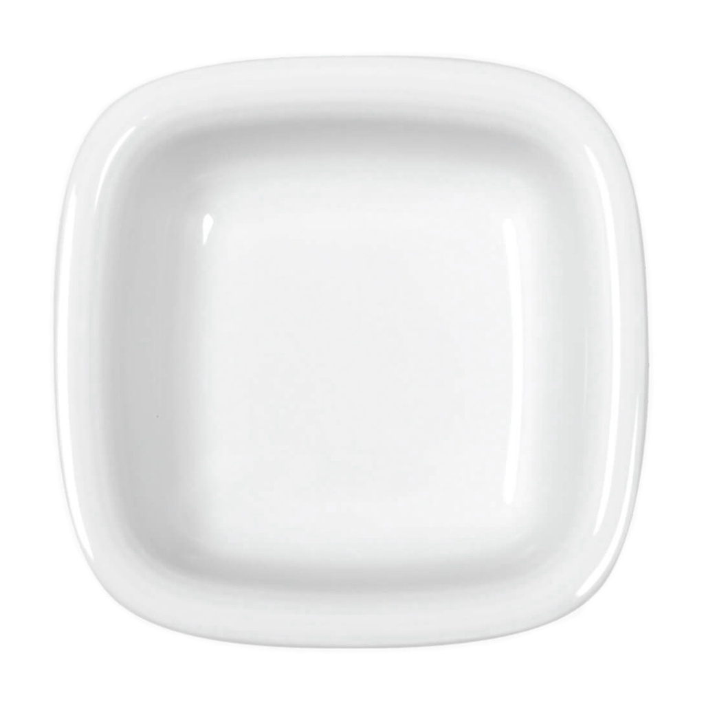 ZZ DUO HONDO PLATO CUADRADO 18CM (Caja 6u)