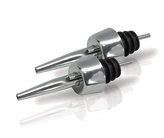 SET 2P TAPON VERTEDOR COCKTAIL INOX (Caja 6x1)