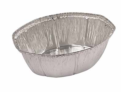 DES ENVASE ALUMINIO OVAL 253X190X85 POLLO (Caja 6x100)