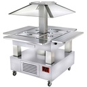Isla buffet-salad bar ref. 4x1/1-150 mad blanco