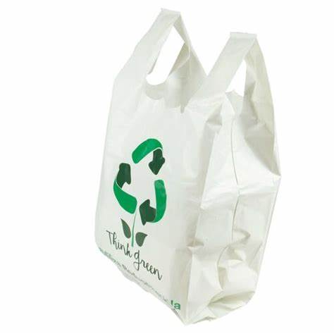[4584] BOLSA CAMISETA 42X53 cm 70% RECICLADA (Caja 7X120)