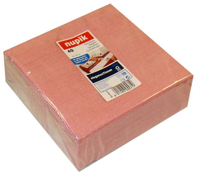 SERVILLETA 40X40 ELEGANCE TISSUE BURDEOS (Caja 8X40)