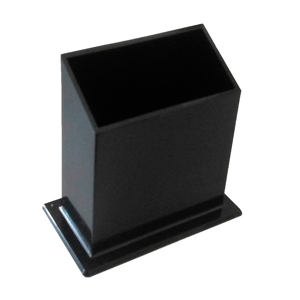 ZZ PALILLERO RECTANG 6X2,5X7 PTCO NEGRO (Caja 9u)