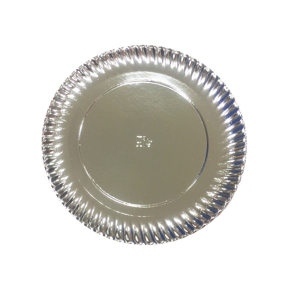 [4207] PLATO CARTON PLATA 23/25CM