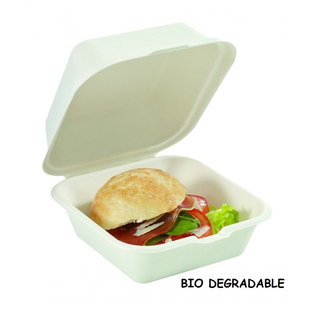 DES TUPPER HAMBURGUESA 15CM BCA BIODEGRADABLE (Paquete 25u)