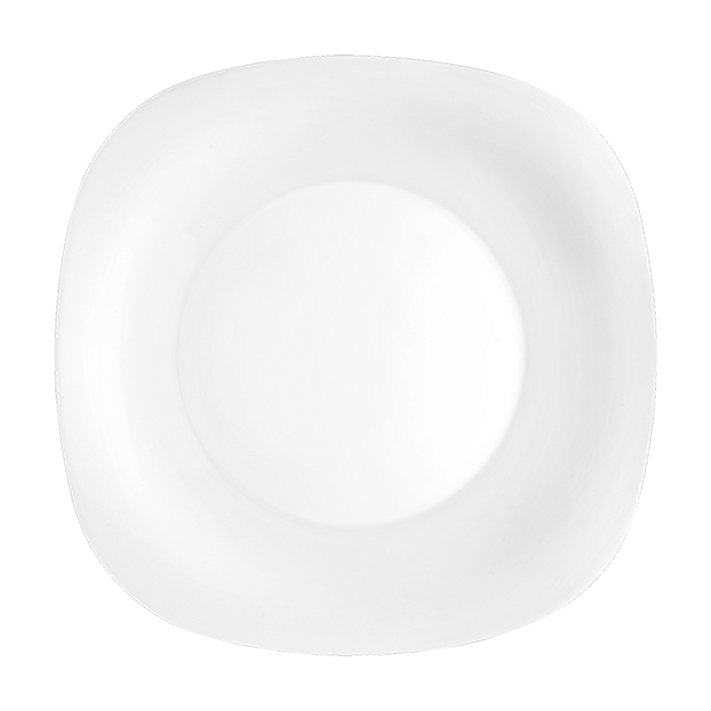 PARMA LLANO PLATO CUADRADO 27CM OPALGLASS (Paquete 6u)