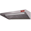 Campana completa, (8/9T-2500 M3/h) 120 Pa, iluminación, variador, 5x filtros