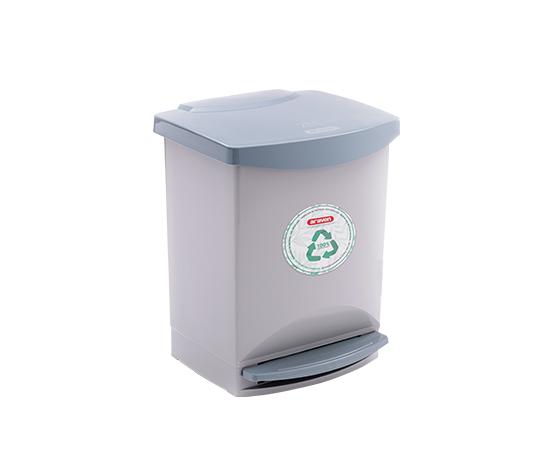 ARA40271 CUBO PEDAL RECICLADO 25L GRIS