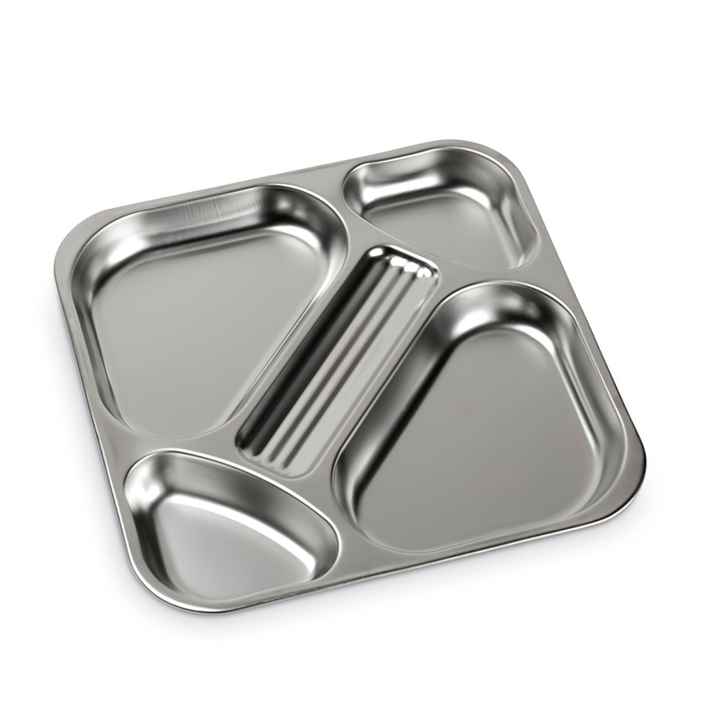 BANDEJA AUTOSERVICIO 5 COMPART INOX BRA